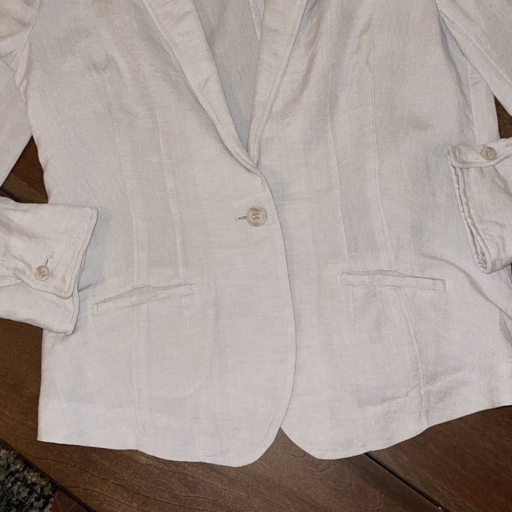 ZOZO Linen Blend Blazer Sz. MD - Picture 13 of 16